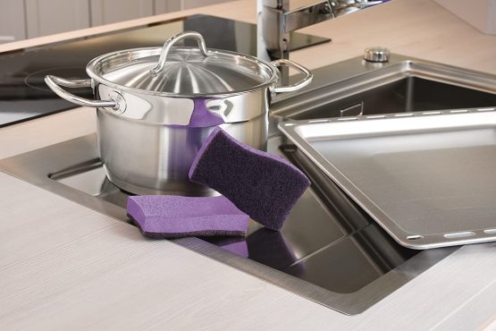 Scotch-Brite Extreme Purple Fiber with Sponge - Pack of 2 - Image 2