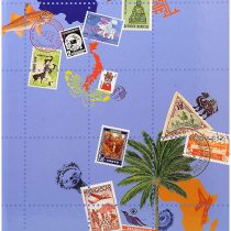 Album De Timbres 16 Pages Globe Trotter – 22,5x30,5 cm