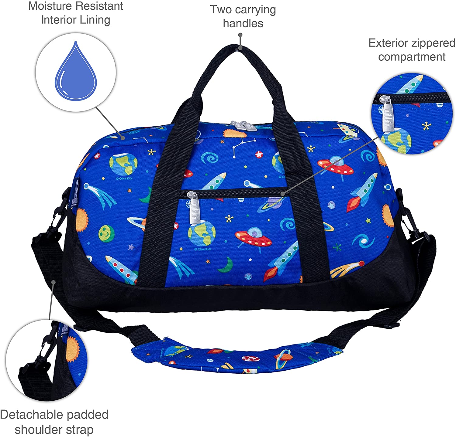 Wildkin Space Duffel Bag - Image 3