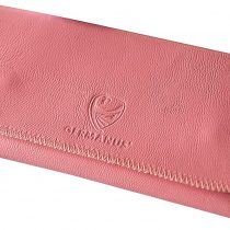 GERMANUS Tobacco Pouch from Genuine Leather in Pink - Made in EU - RUTILUS