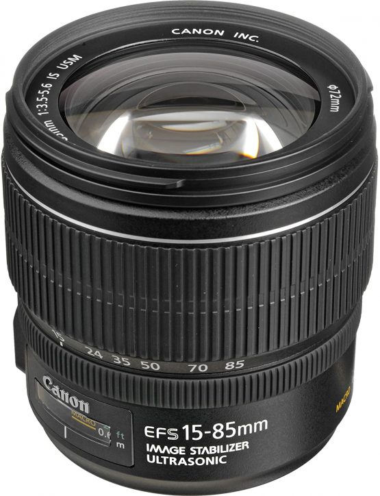 Canon EF-S 17-55 mm f/2.8 IS USM Lens - black