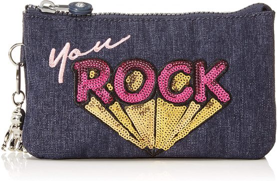 Kipling Creativity L Women’s Purse, Multicolour (You Rock), 18.5x11x1.5 Centimeters (B x H x T)