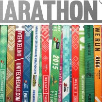 United Medals Marathon Sports Medal Hanger Display | Stainless Steel Holder Rack (3 Hang Bars up to 48 Medals) | Wall Mount Frame