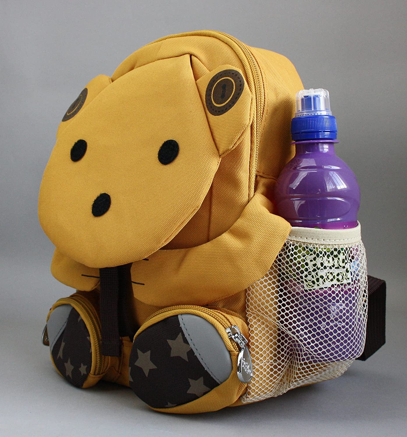 Emartbuy Kids Cute Smart Backpack Rucksack School Nursery Travel Bag - Teddy Mustard - Image 2