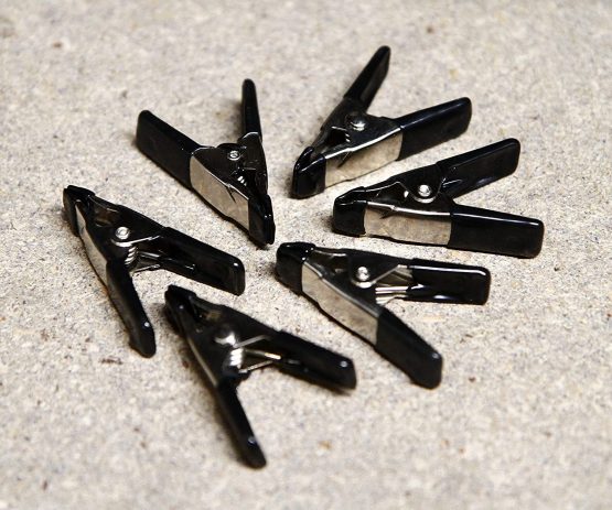 Rolson 60341 Spring Clamp Set, 50 mm - 6 Pieces, Black - Image 4