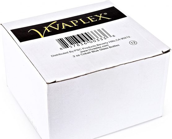 Vivaplex 12, Cobalt Blue, 2 Oz, Glass Bottles, With Glass Eye Droppers - Image 2