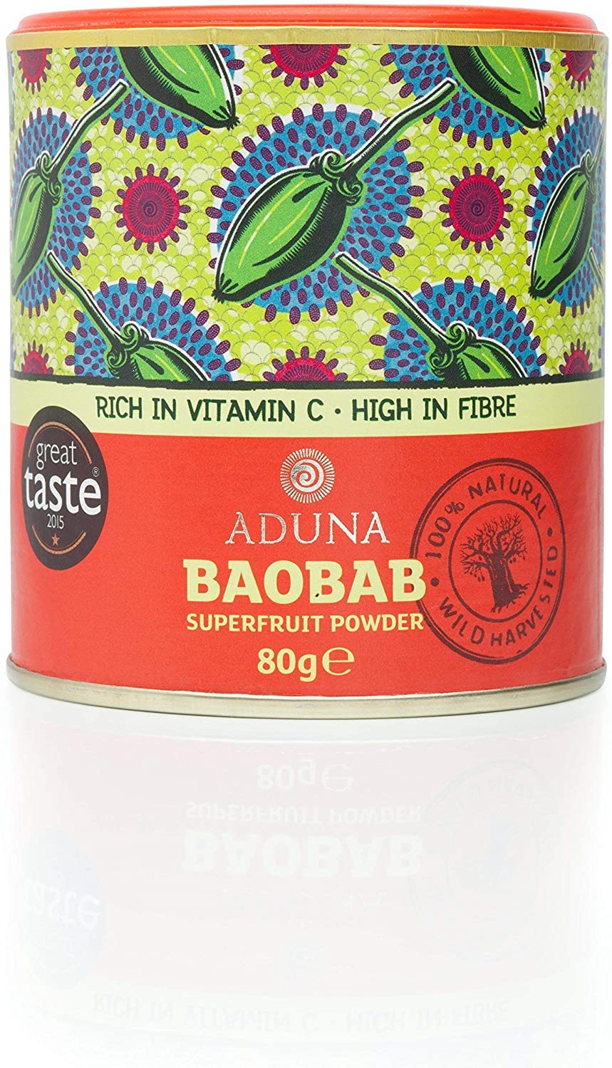 Aduna Organic Baobab Powder, 80 g (Pack of 1)