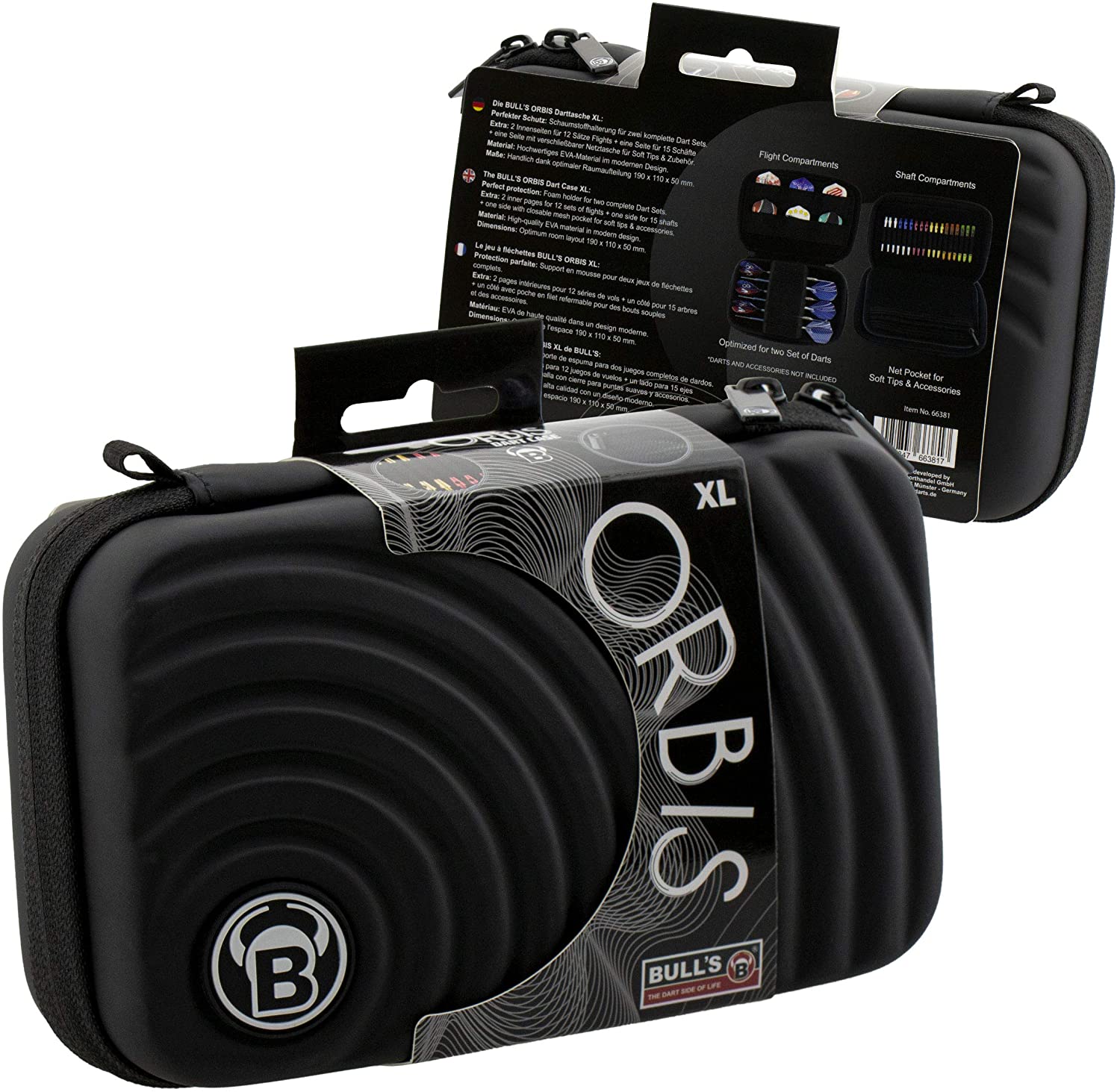 Bull's Orbis XL Darts Case Black - Image 4