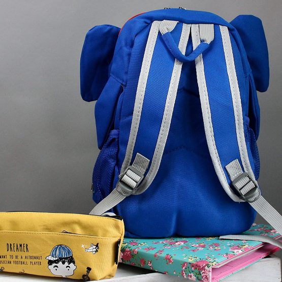 Emartbuy Kids Cute Smart Backpack Rucksack School Nursery Travel Bag - Elephant Royal Blue - Image 2