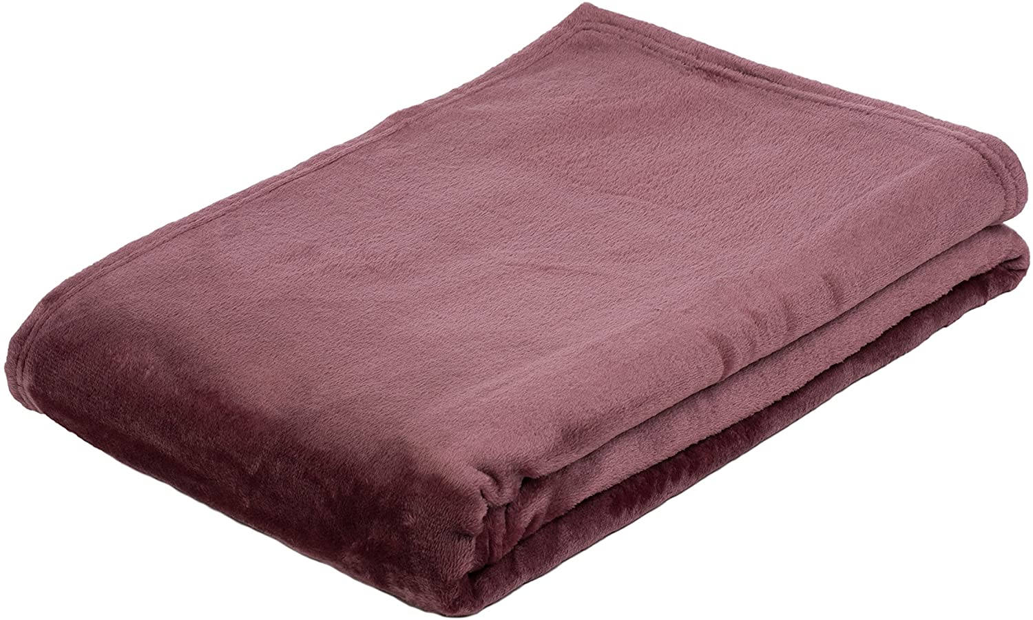 Gözze - Cosy Living Room Blanket/Throw, Memphis, Heavy Fabric Weight 300 g/m², 180 x 220 cm - Berry