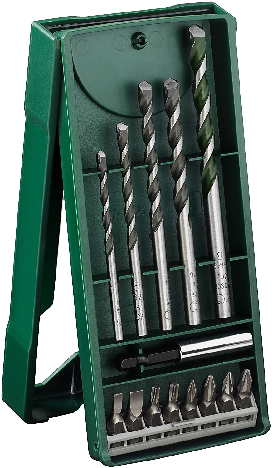 Bosch 2607017161 "MINI X-Line" Multi-Purpose Drill Bit Set, Silver/Black, Set of 14 Piece - Image 2