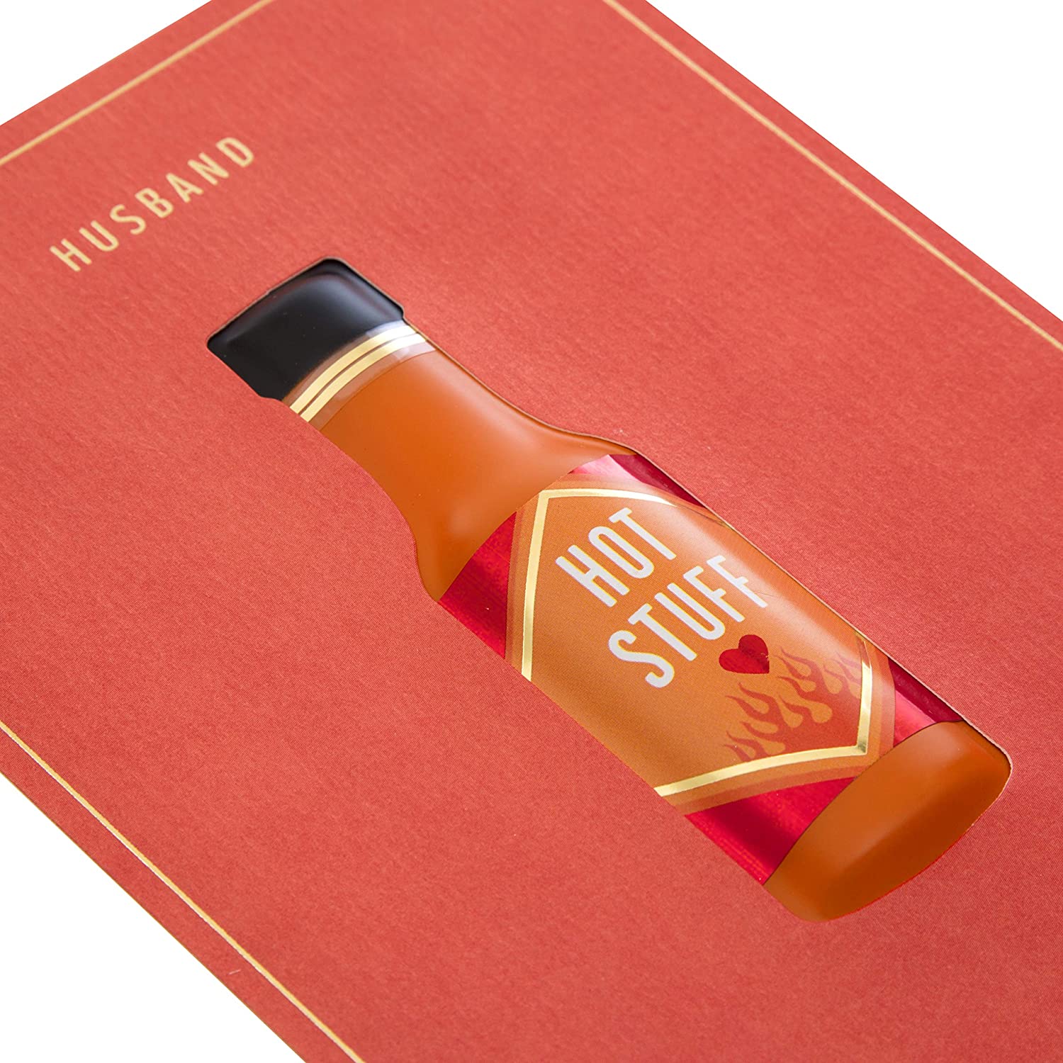 Hallmark Signature Husband Valentine's Day Card 'Hot Stuff' - Small - Image 3