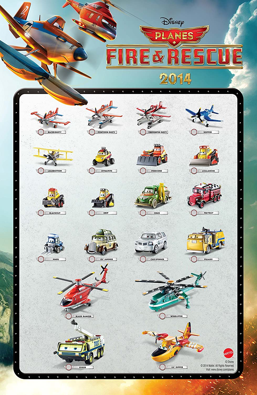 Disney Planes 2 CBN13 Fire + Rescue CHUG, Multicolor, 8.5 inches - Image 2