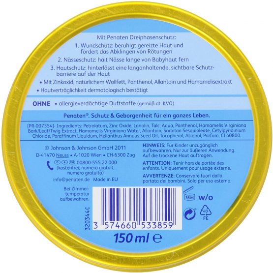 Penaten Baby cream 150ml (2 x 150ml) - Image 2