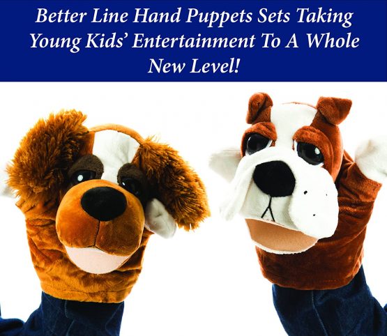 Better Line Animal Hand Puppets Set Of 2- Premium Quality, 24 cm (9.5” Inch) Soft Plush Hand Puppets For Kids- Perfect For Storytelling, Teaching, Preschool, Role-Play Cow and Sheep Toy Puppets - Image 4