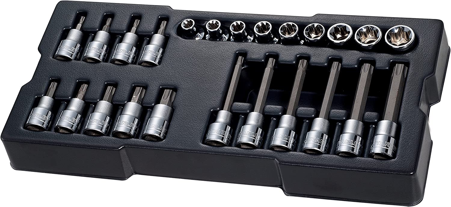 Stanley STMT1-74176 Module Bit Socket Set, Multi-Colour, 1/2-Inch, Set of 24 Piece - Image 3