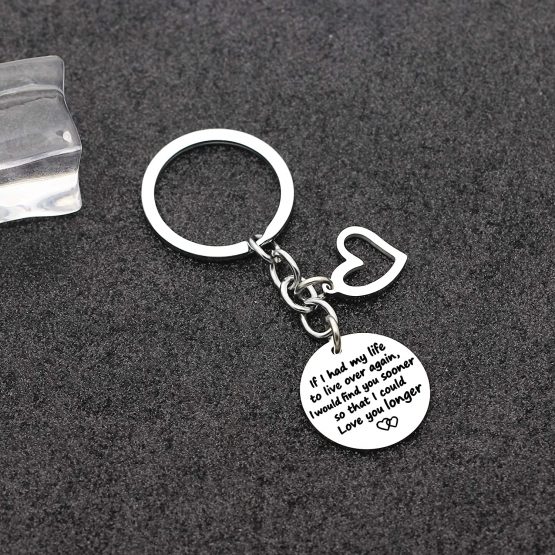 BHXRODE Lover Keychain Rings Valentines Key Chain Love Couple Keyring for Him Her Wife Husband Boyfriend Girlfriend - Image 4