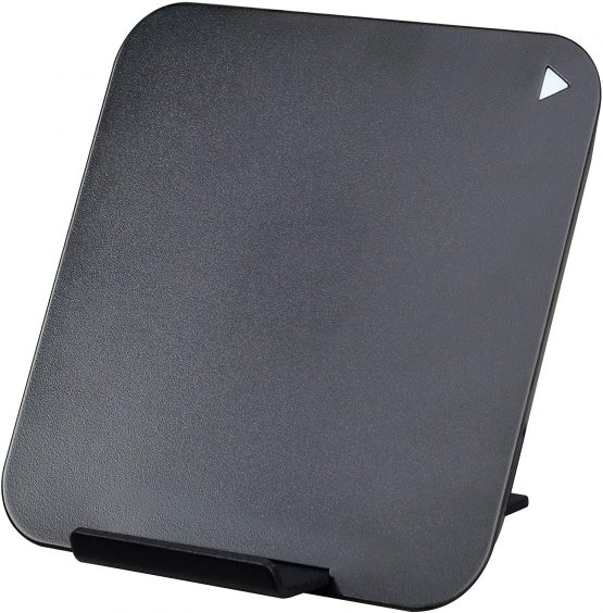 Masterplug Qi Wireless Charger Stand/Pad, 5 Watts, 8.5 x 8.5 x 1 cm, Black - Image 2