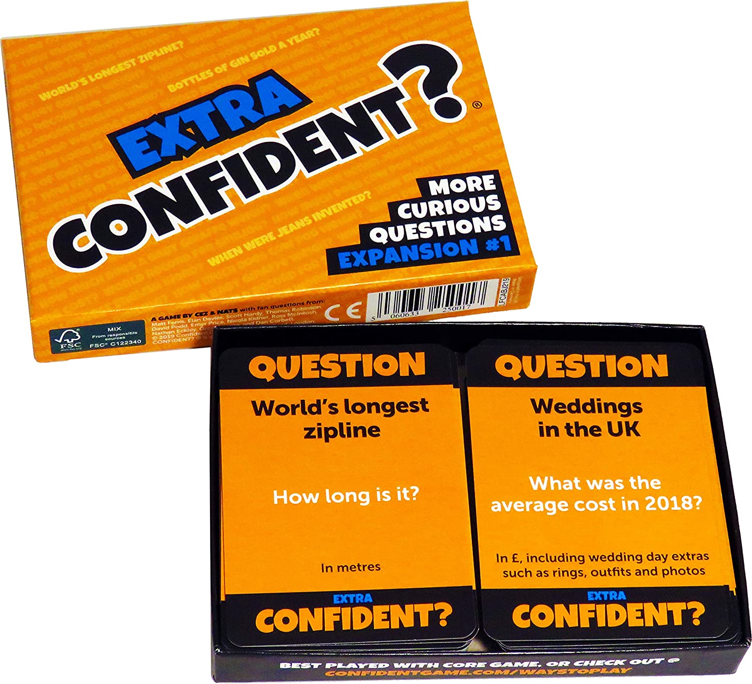 CONFIDENT? Expansion Pack: New Trivia Questions for the Hit Quiz Game - Booster Pack #1 - for Families Adults & Kids - Image 3