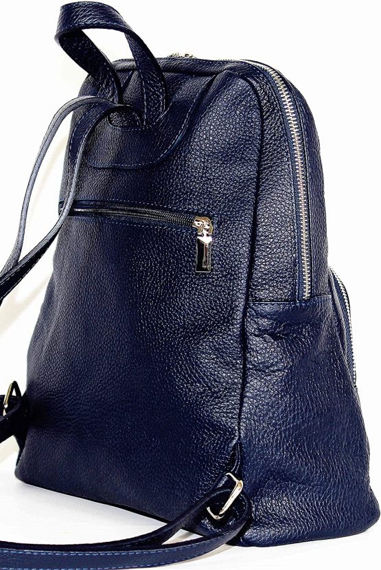 Montte Di Jinne - Italian Leather Backpack, Genuine Leather Handbag, Zip Around, Gifts for women - Image 3