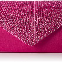 SWANKYSWANS Womens Abby Diamante Envelope Style Bag Clutch