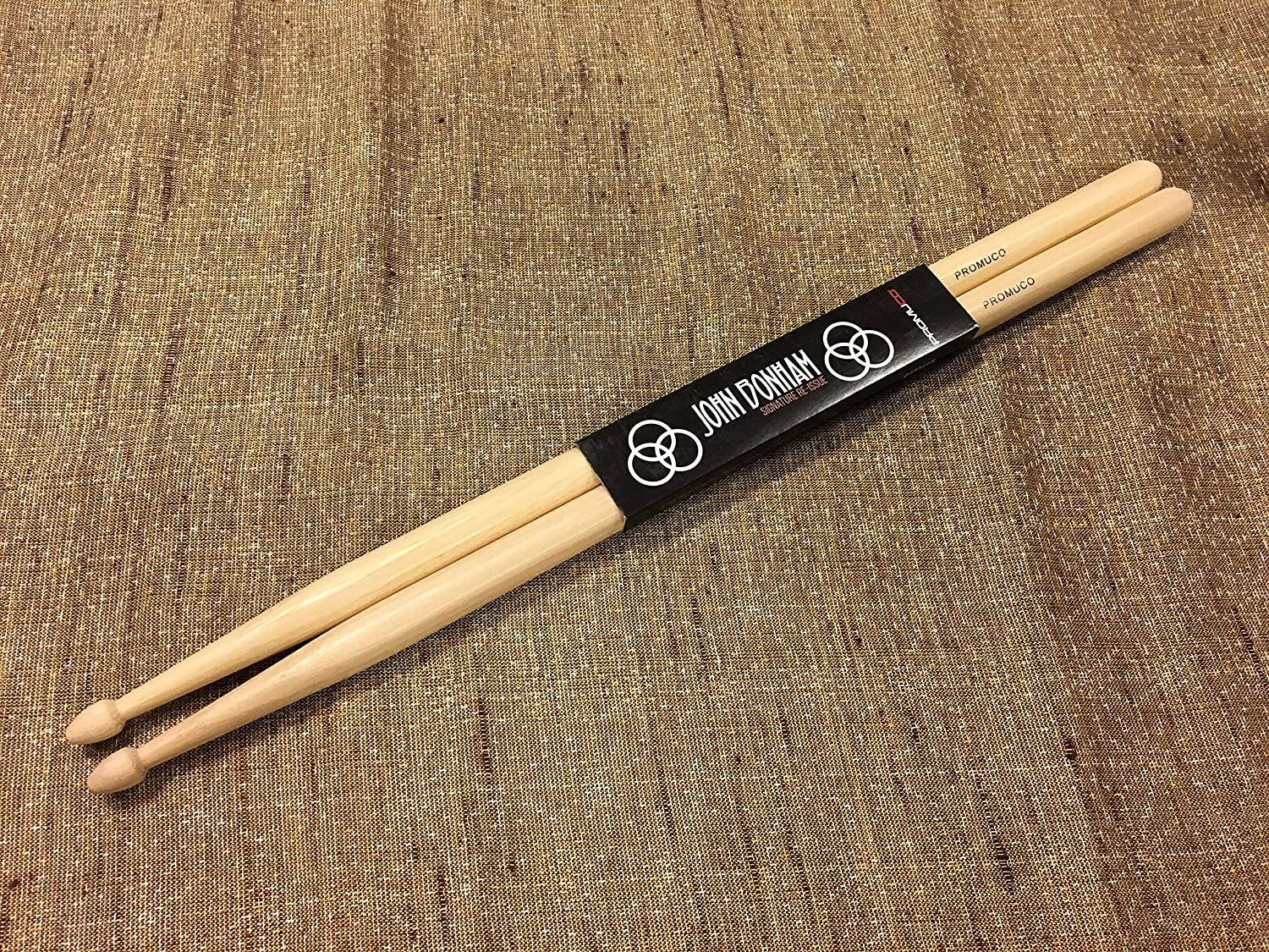 Promuco John Bonham Signature Drumsticks Premium Hickory 41cm Rock Sticks Wood Tip British Drum Brand Since 1964 - Image 3