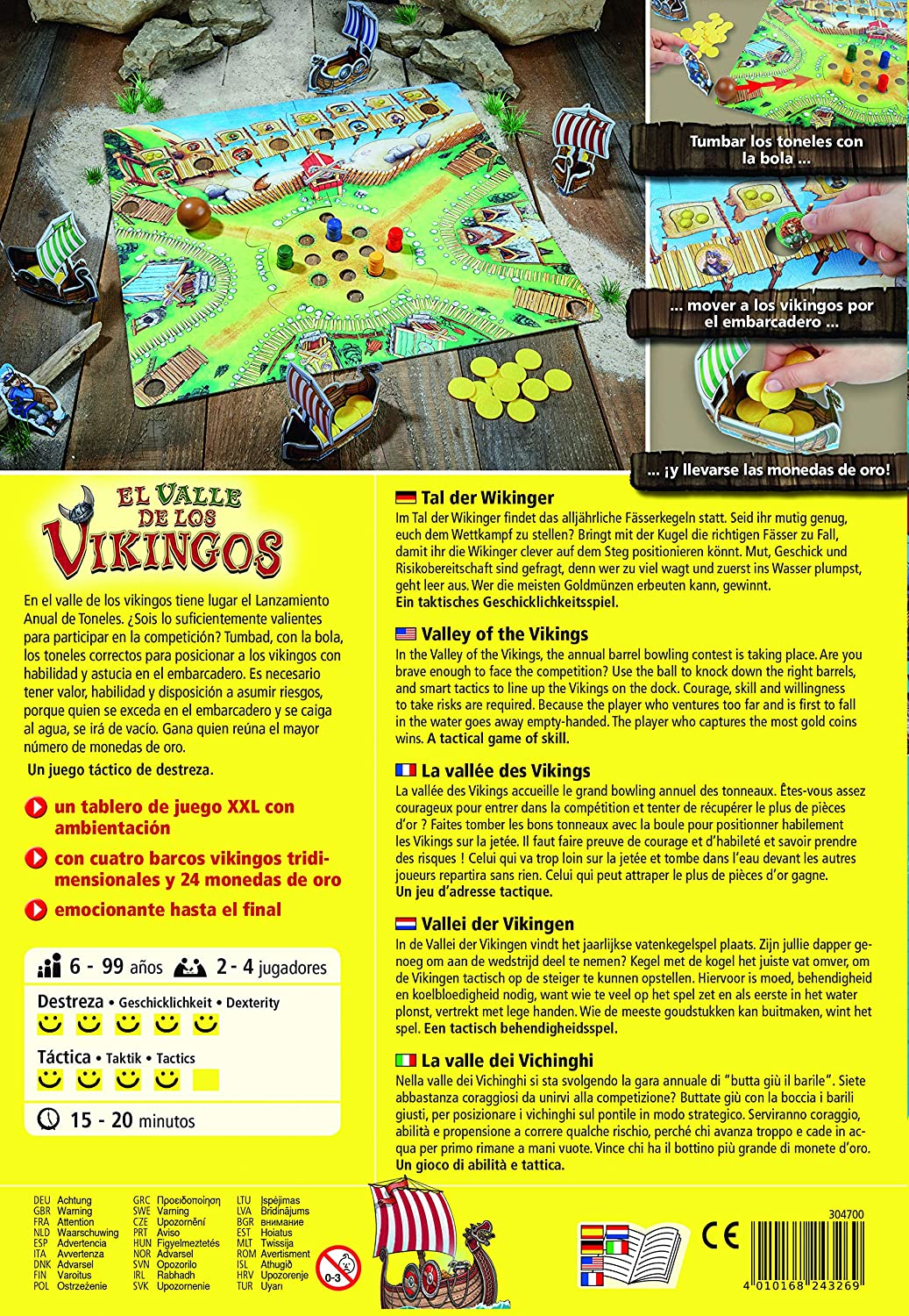 HABA 304700 Valley of the Viking (El Valle de los Vikingos), Colourful, 6.8 cm x 21.8 cm x 31.0 cm - Image 2