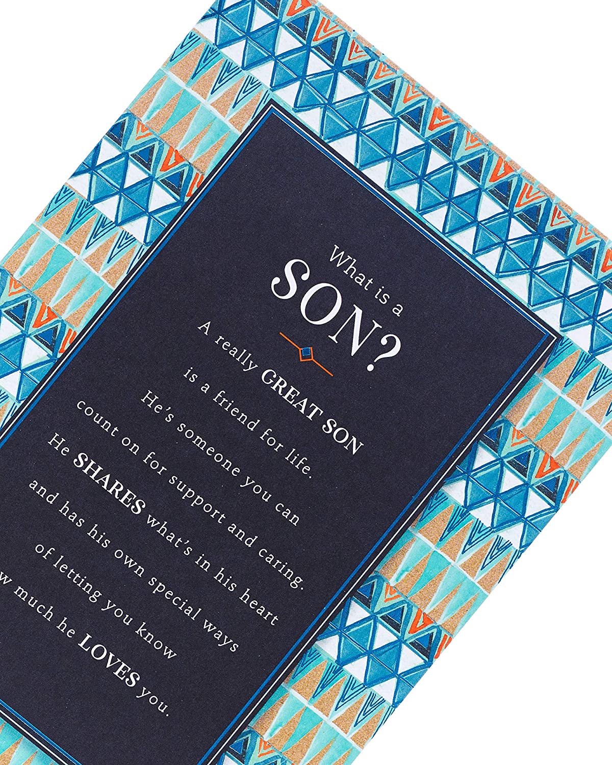 UK Greetings Birthday Card for Son - Poem Design, Multi, 149mm x 195mm - Image 4