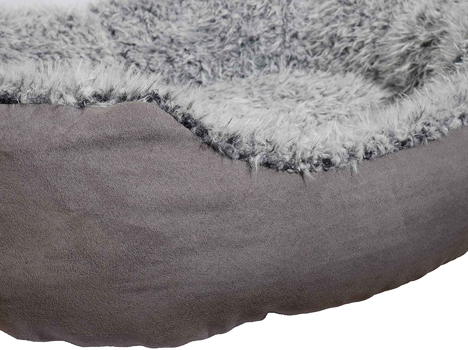 Rosewood Grey Lion Oval Dog Bed, Medium, 67x57cm, 53 x 63 x 23 cm (L x W x H) - Image 4