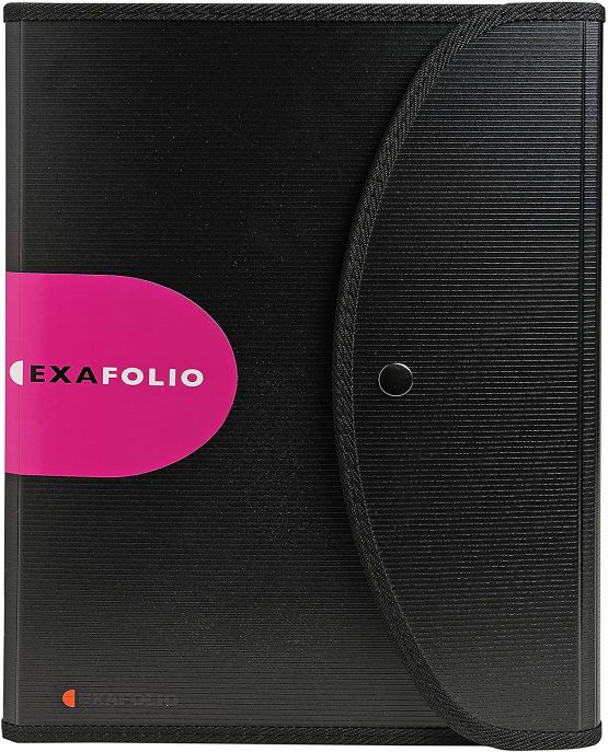 Exacompta Exactive Conference Folder, A4, 6 sections - Black