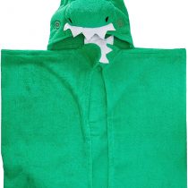 Zoocchini 100% Cotton Kids Hooded Towel - Devin The Dinosaur