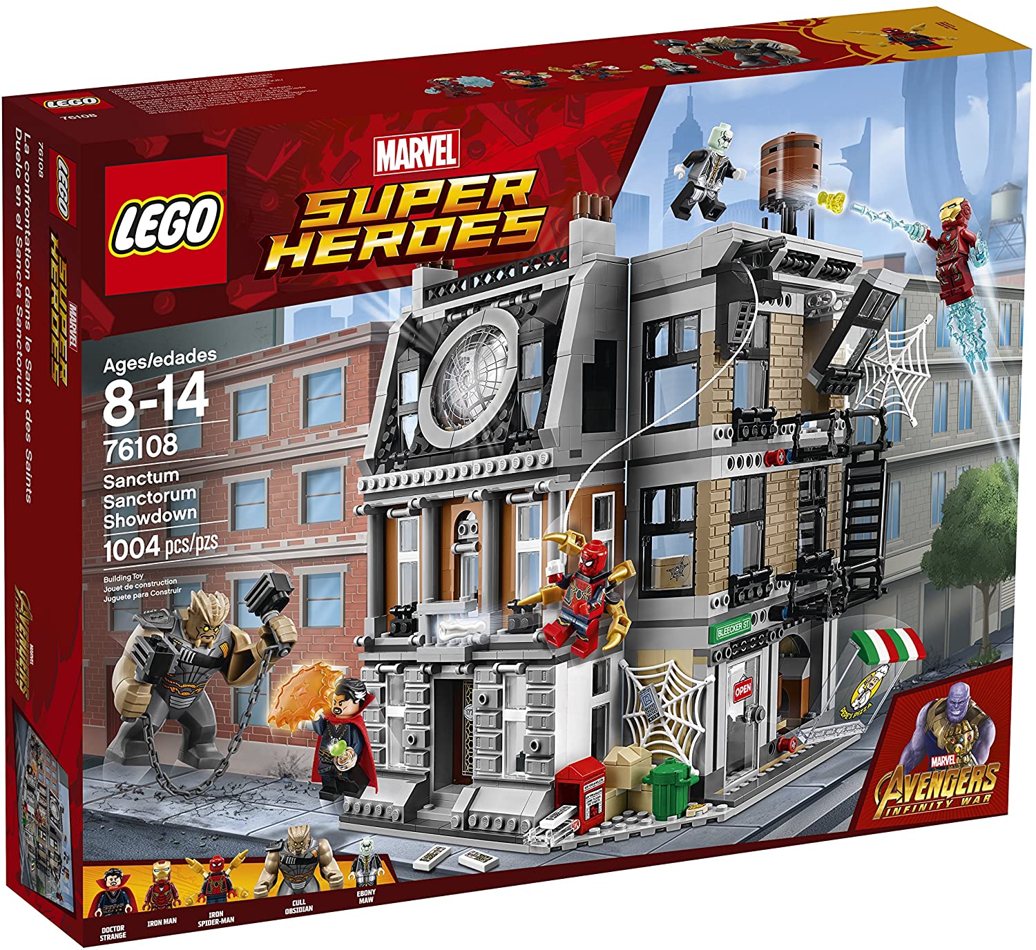 LEGO Marvel Super Heroes Avengers: Infinity War Sanctum Sanctorum Showdown 76108 Building Kit (1004 Piece) - Image 4
