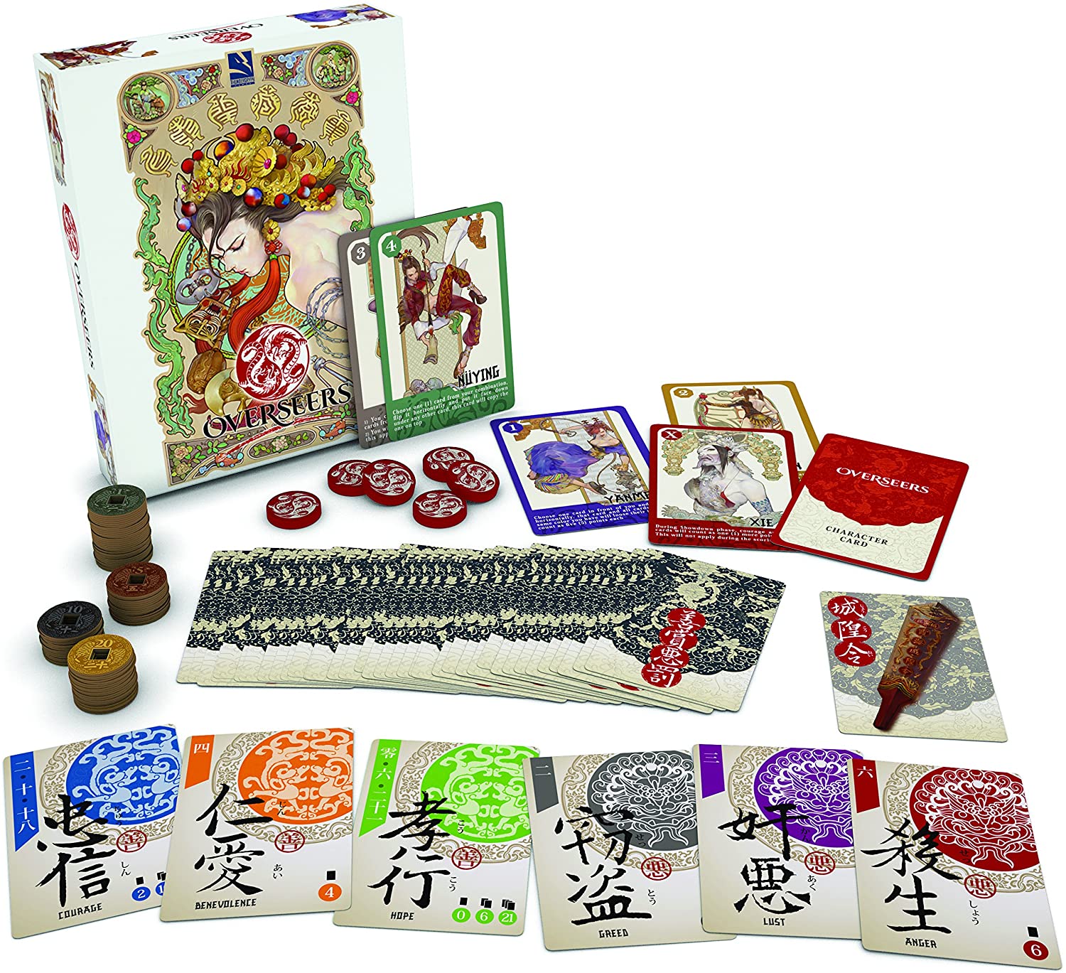 GreenBrier Games Overseers Board Game, Multi-colored