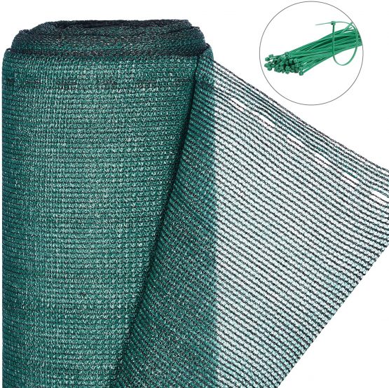 Relaxdays Fence Netting, Privacy Shield for Fences & Railing, HDPE Net