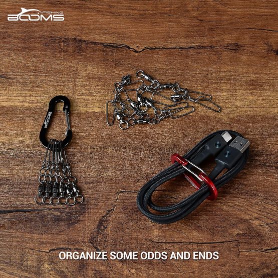 Booms Fishing CC1 Multi-Use Carabiner Clips For Key,Fishing,Camping,Outdoor sport,Daily life - Image 3