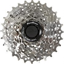 SunRace Unisex's 7 Speed Indexed Cassette-Metallic, 11-28T