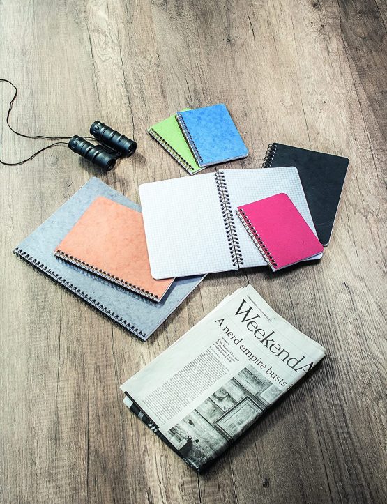 Clairefontaine 'Age Bag' Wirebound Notebook, A4, Squared, 100 Pages - Black - Image 2