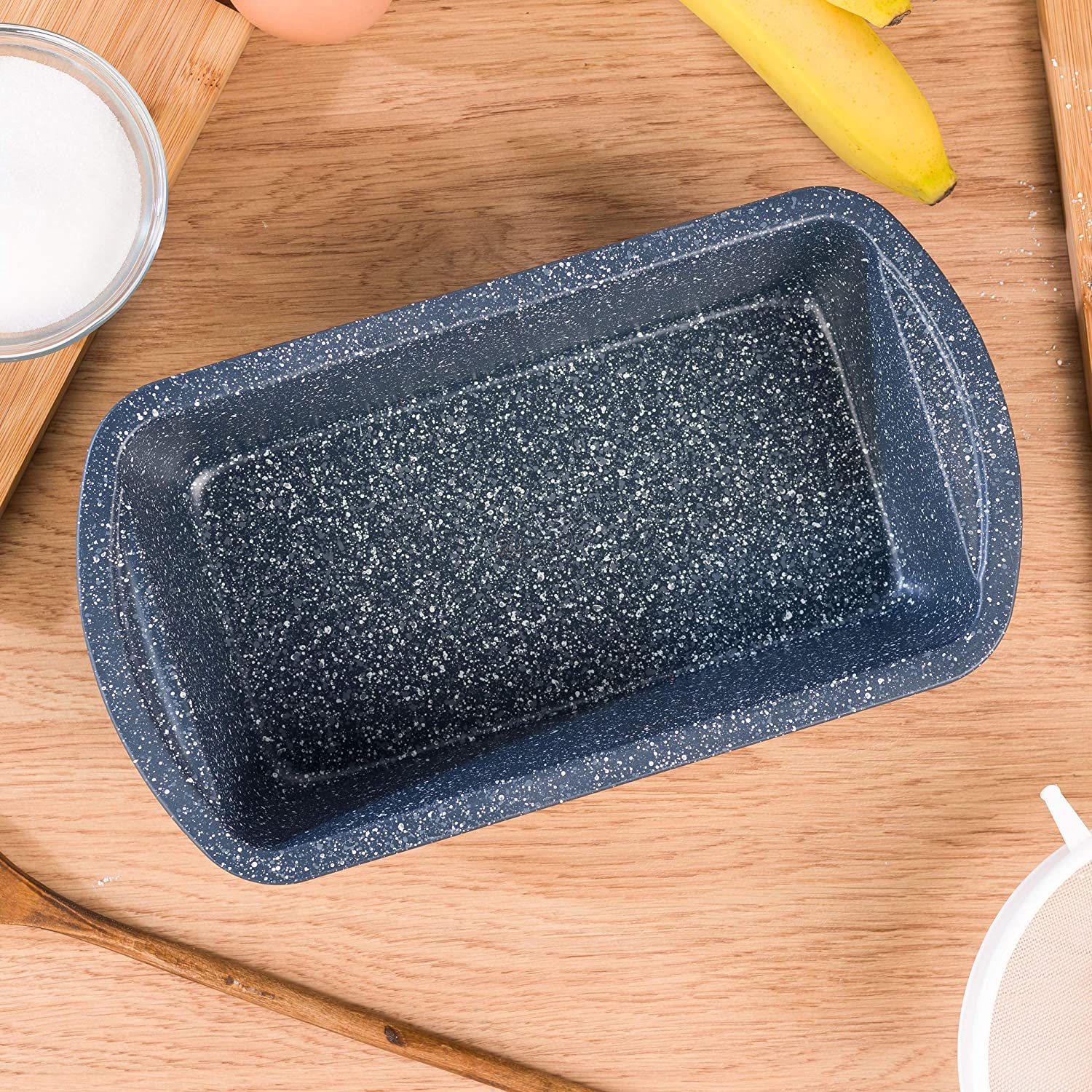 Russell Hobbs RH00996EU Nightfall Stone Loaf Pan, Non-Stick 28cm Bread Pan, Carbon Steel, PFOA Free, Rectangle Cake Tin - Image 4