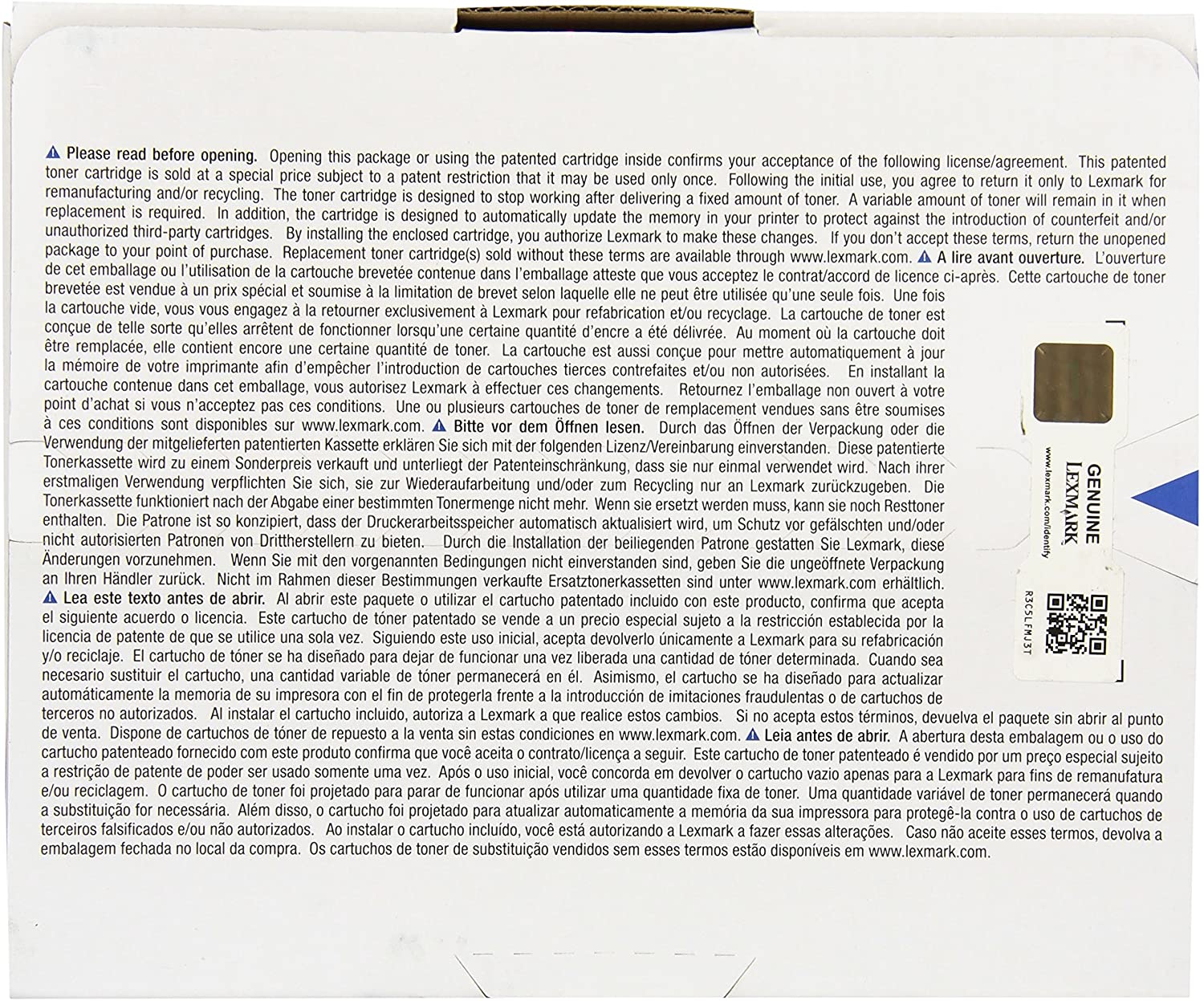 Lexmark 74C2SM0 Original Toner Cartridge - Magenta - Image 3
