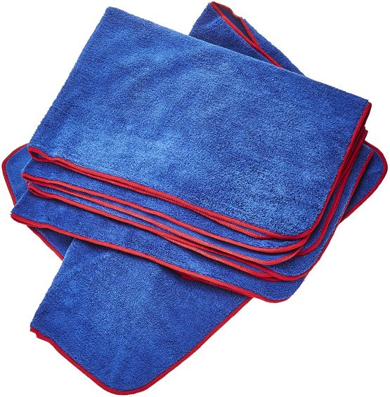 Gtechniq MF2 Microfibre Drying Towel - Ultra Soft, Super Absorbent, 450GSM Short Pile Wicks Away Water, Reduces Marring and Gloss Loss - Measures 60 x 90cm Large Size Reusable Detailing Cloth - Image 2