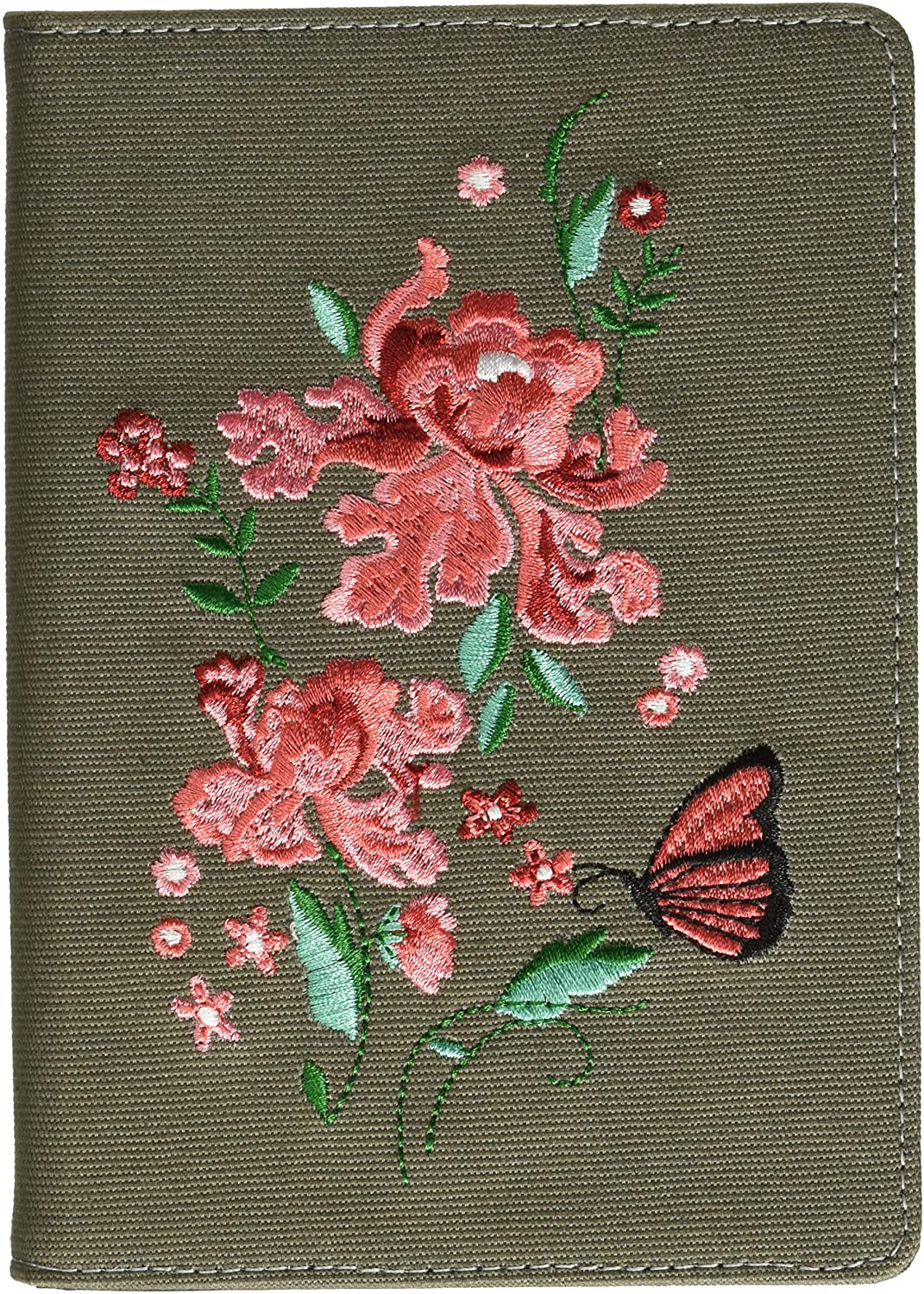 Exacompta Forum 184153E Diary 1 Day per Page 12 x 17 cm, August 2019 to July 2020, Lélia Khaki