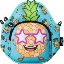 FRINGOO® Kids Lunch Bag Neoprene Thermal Insulated Zipped Pocket Shoulder Strap Nursery School Cooler Bag (Pineapple)