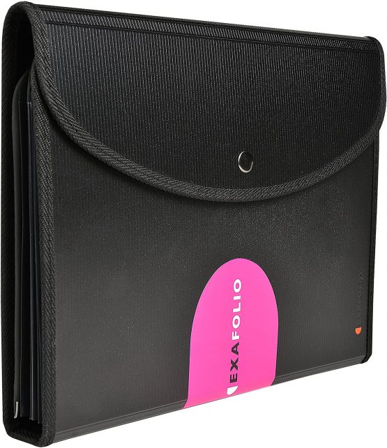 Exacompta Exactive Conference Folder, A4, 6 sections - Black - Image 2