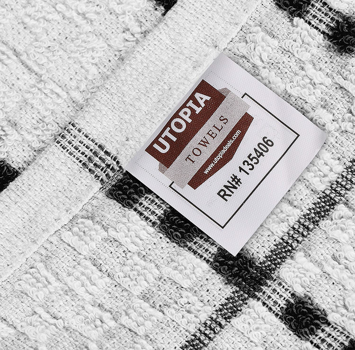 Utopia Towels -12 Kitchen Towels Set, 38 x 64 cm, 100% Ring Spun Cotton Super Soft and Absorbent Dish Towels - Image 4