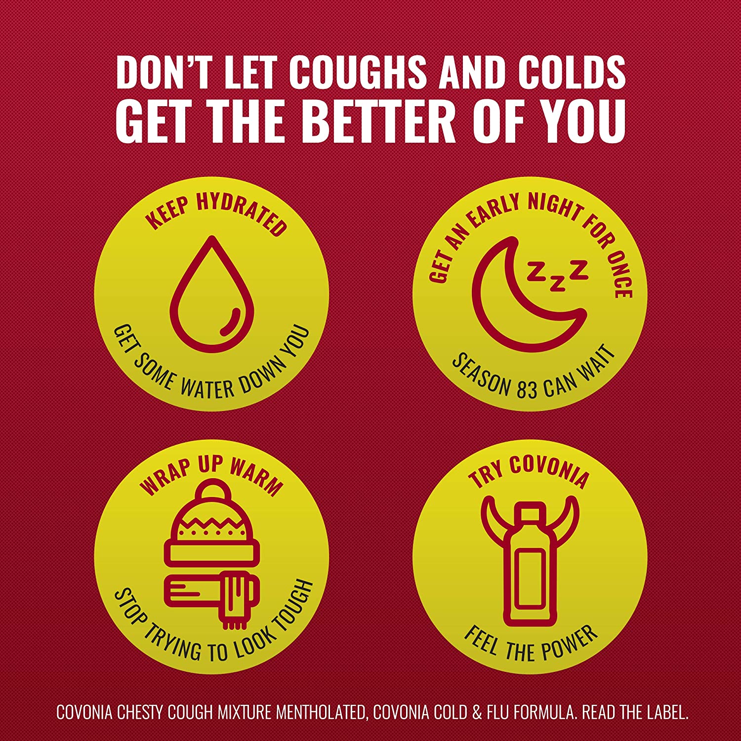 Covonia Chesty Cough Mixture Syrup Mentholated, Sore Throat Relief, Non-Drowsy Formula – 180ml - Image 3