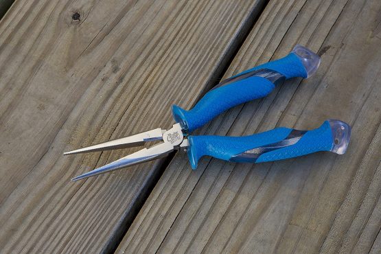 Cuda Titanium Bonded Needle Nose Plier - Blue, 8.75-Inch - Image 3
