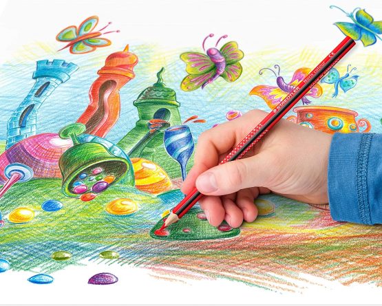 STAEDTLER 187 C12P1 Noris Colour Colouring Pencils (Increased Break-Resistance, Triangular Shape, Attractive Design, Ergonomic Soft Surface, Wopex Material, Set of 16 Brilliant Pens in Cardboard Case) - Image 4