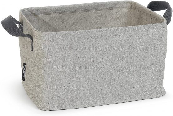 Brabantia 105685 Foldable Laundry Basket - Grey, 35 L
