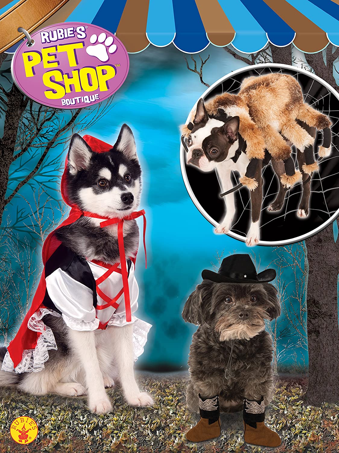 Rubies 580358M Official Giant Spider Pet Dog Halloween Costume, Brown, Medium (Neck to Tail 15 Inch, Chest 17 Inch) Halloween - Image 3
