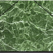Exacompta Portfolio with Ribbon, 500 x 650 mm, - Marbled Green